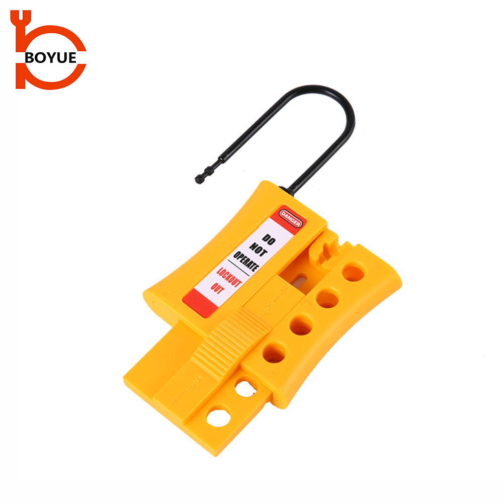 Yellow Nylon Shackle Safety 4 Holes Lockout Hasp HN-03 HN-04