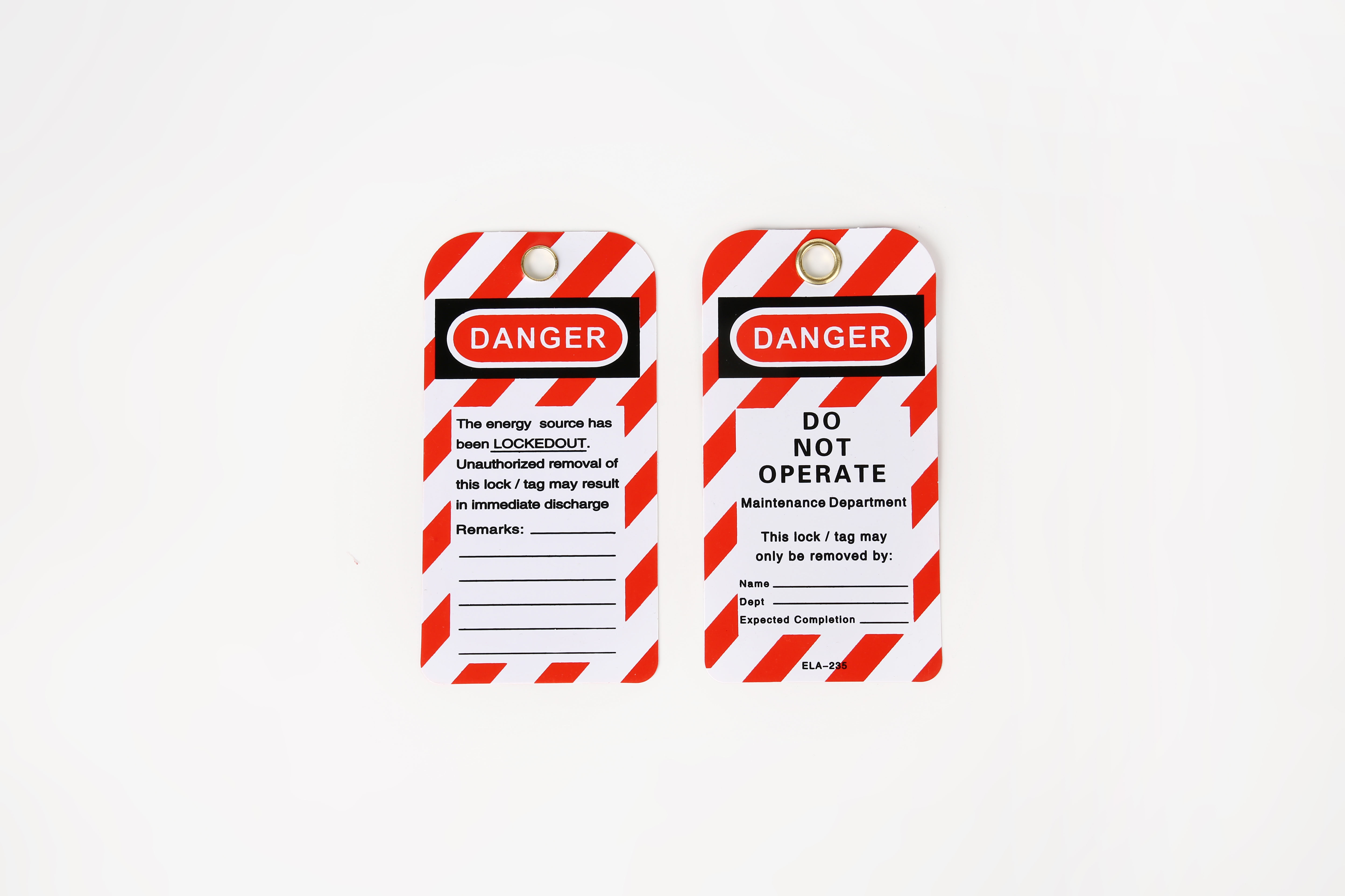 Best quality Safety Tag PVC Lockout Tag