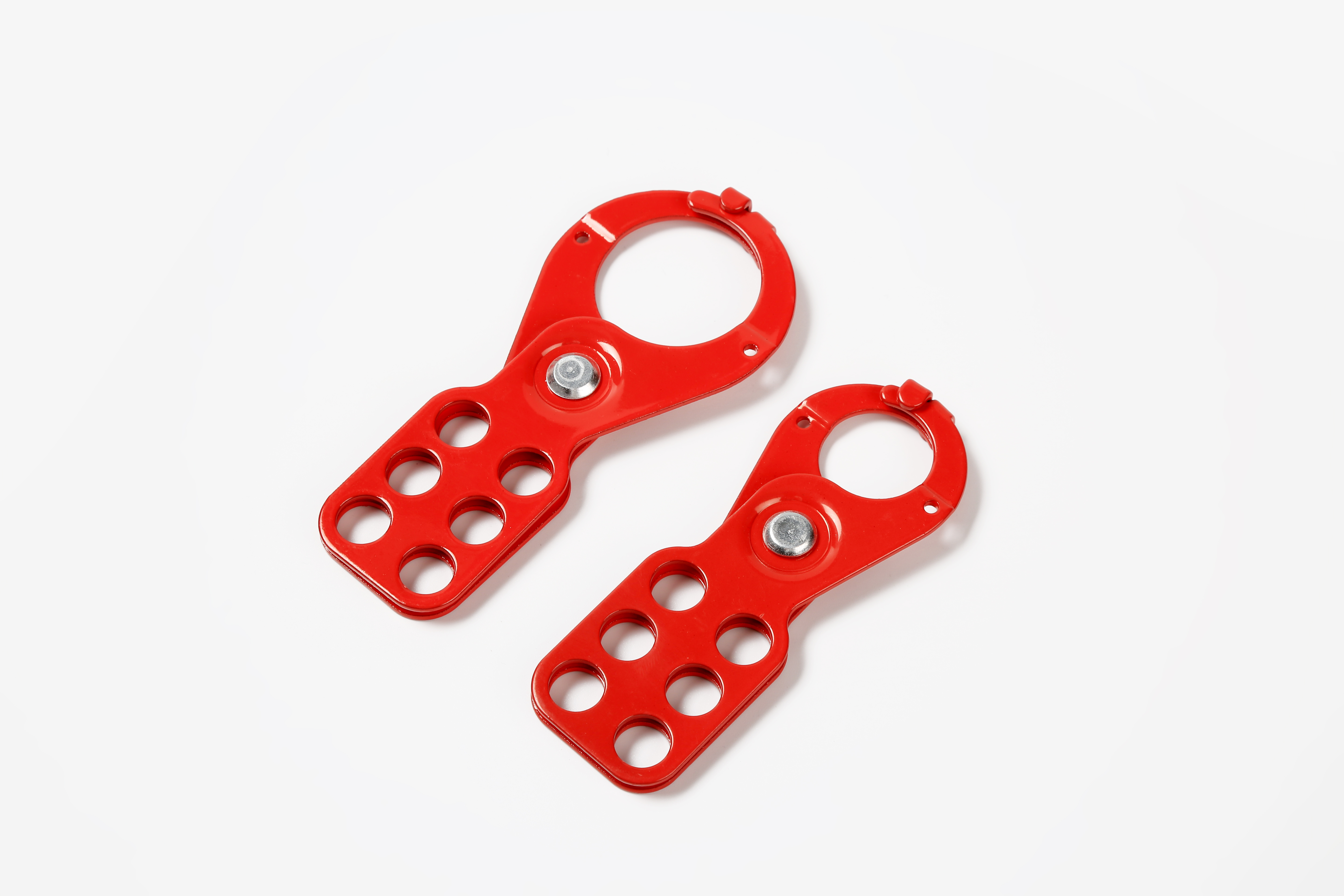 2022 wholesale price China Boyue Red Steel Lockout Hasp with 6 Lock Holes